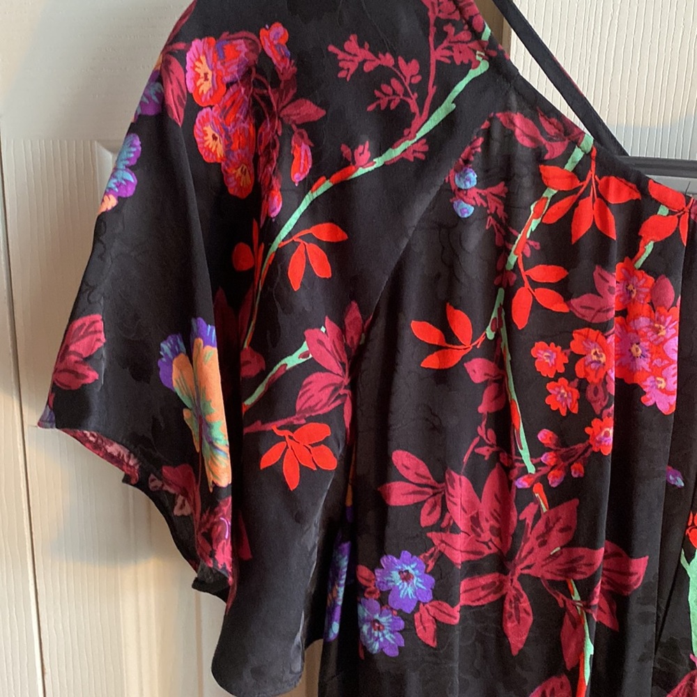 REISS NWT Cinched Waist X Cross Straps Cap Sleeve Midi Length Dress Size12 - Picture 10 of 14